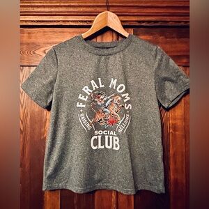 Women’s Size Small ‘Feral Moms Social Club’ Short Sleeve T-Shirt